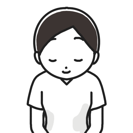 お辞儀をする看護師のイラスト