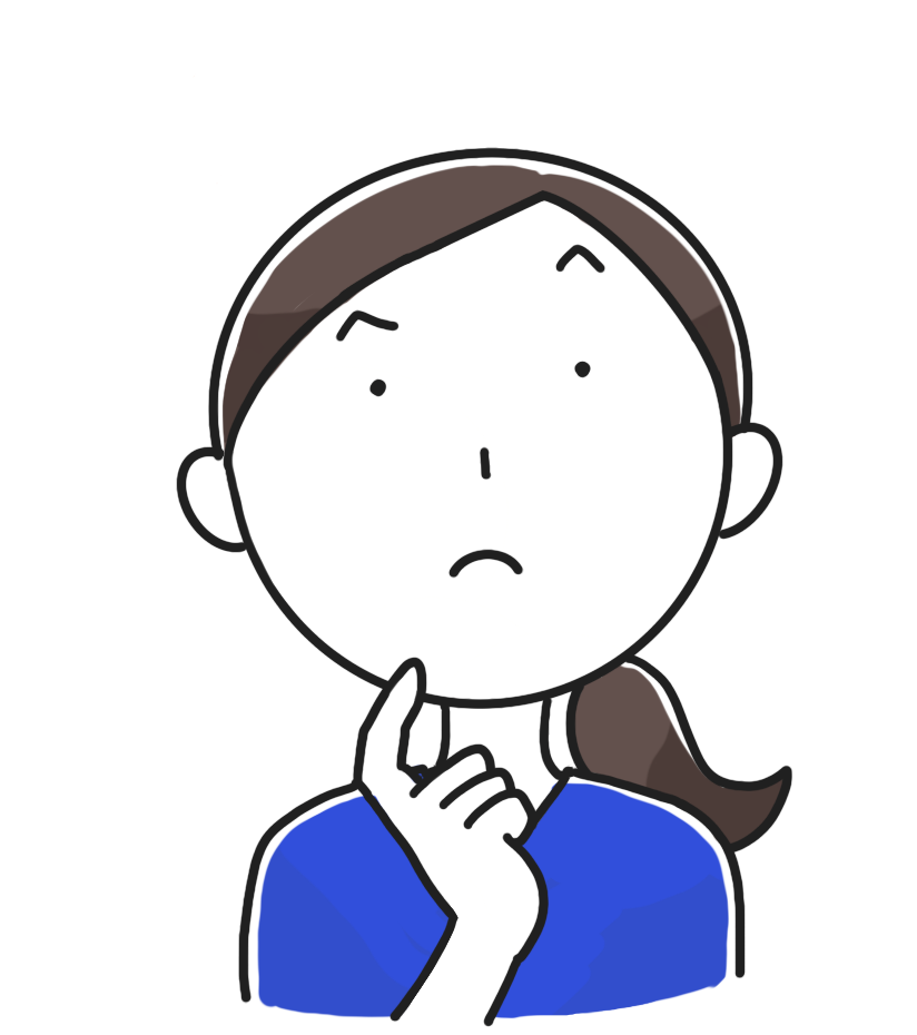 考える看護師のイラスト
