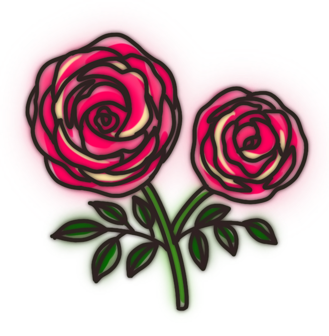薔薇のイラスト