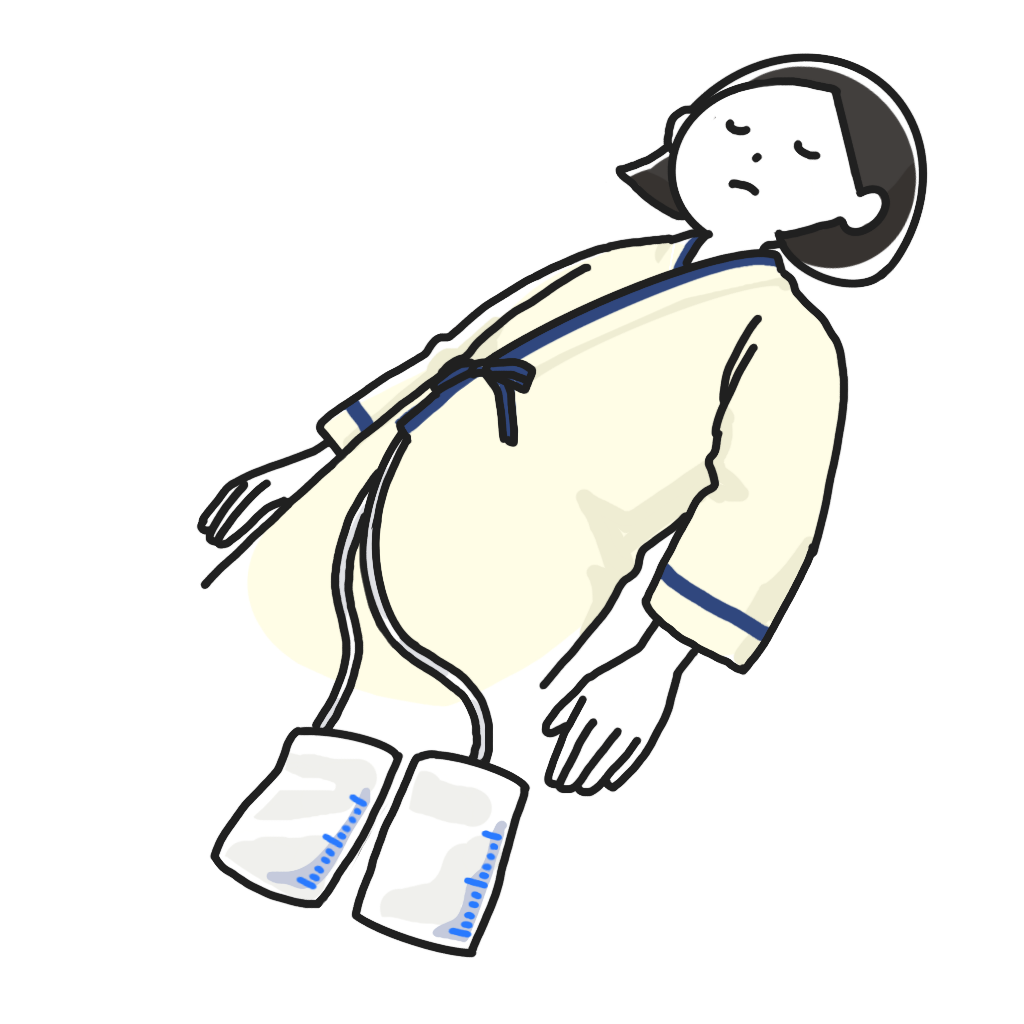 ドレーンバッグのイラスト