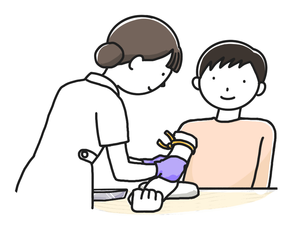 採血のイラスト