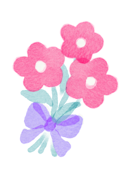 花束のイラスト