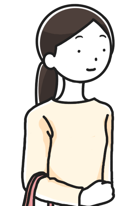 手提げカバンのイラスト